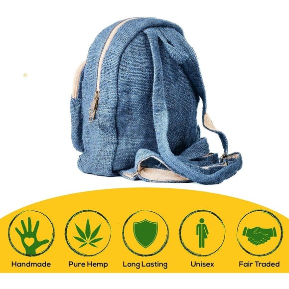 Women Men Himal Blue Lightweight Handmade Boho Purse main image 4